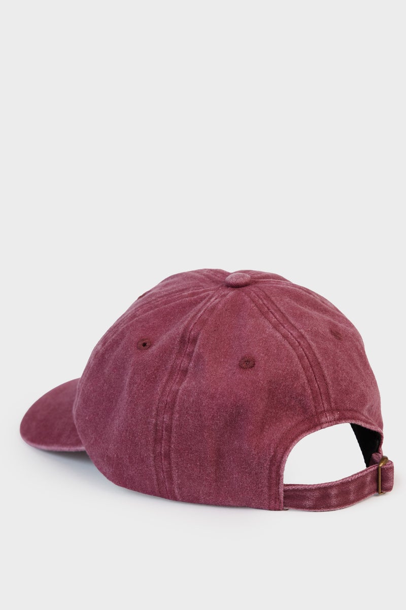 DeFacto Purple Man Man Embroidered Cotton Cap Casual - Image 3